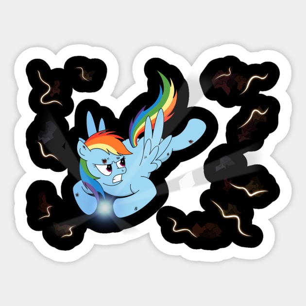 Messing With The Wrong Pony Sticker by ToxicMario